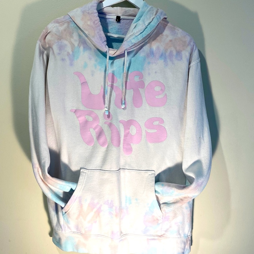 Mens "Life Rips" Hoodie Large